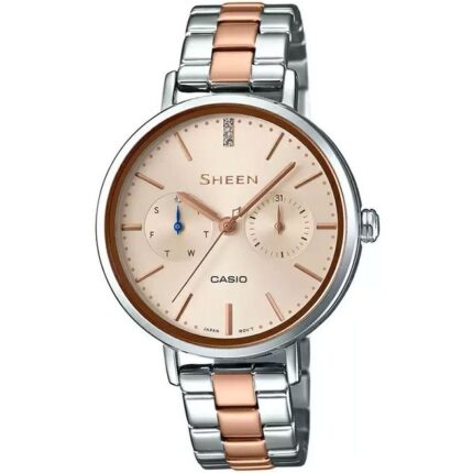 ارسال فوری + گارانتی اصلی شرکتی + ساعت مچی کاسیو مدل CASIO-SHE-3054SPG-4A