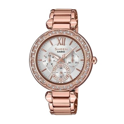 ارسال فوری + گارانتی اصلی شرکتی + ساعت مچی کاسیو مدل CASIO-SHE-3061PG-7A