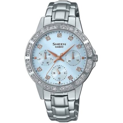 ارسال فوری + گارانتی اصلی شرکتی + ساعت مچی کاسیو مدل CASIO-SHE-3517D-2AUDF