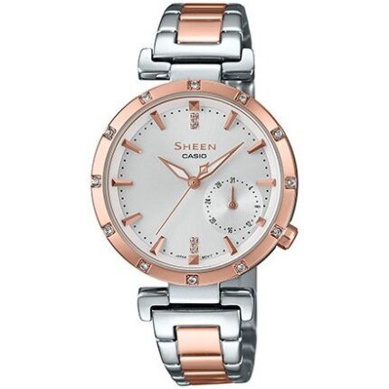 ارسال فوری + گارانتی اصلی شرکتی + ساعت مچی کاسیو مدل CASIO-SHE-4051SPG-7A
