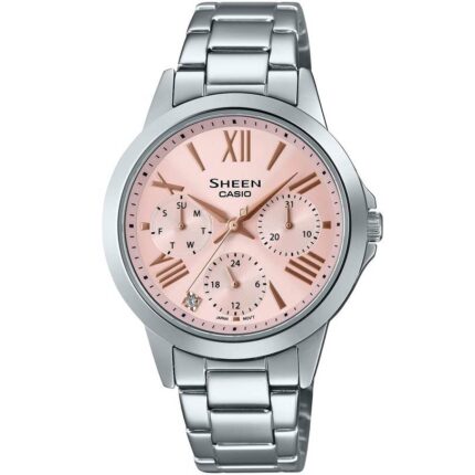 ارسال فوری + گارانتی اصلی شرکتی + ساعت مچی کاسیو مدل CASIO-SHE-3516D-4AUDF