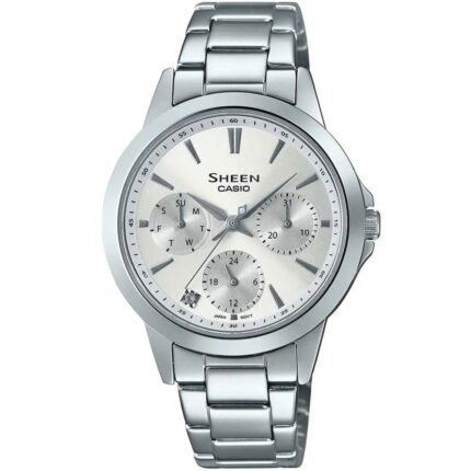 ارسال فوری + گارانتی اصلی شرکتی + ساعت مچی کاسیو مدل CASIO-SHE-3516D-7AUDF