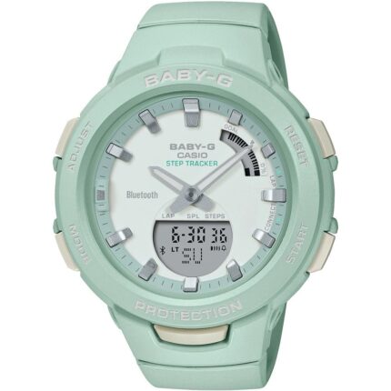 ارسال فوری + گارانتی اصلی شرکتی + ساعت مچی کاسیو مدل CASIO-BSA-B100CS-3ADR