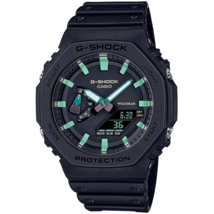 ارسال فوری + ارسال رایگان + گارانتی اصلی شرکتی + ساعت مچی کاسیو مدل CASIO-GA-2100RC-1ADR (CN)