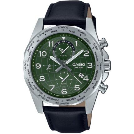 ارسال فوری + گارانتی اصلی شرکتی + ارسال رایگان + امکان خرید حضوری + ساعت مچی کاسیو مدل CASIO-MTP-W500L-3AVDF
