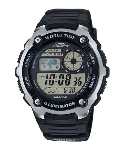 ارسال فوری + گارانتی اصلی شرکتی + ساعت مچی مردانه کاسیو مدل CASIO-AE-2100W-1A