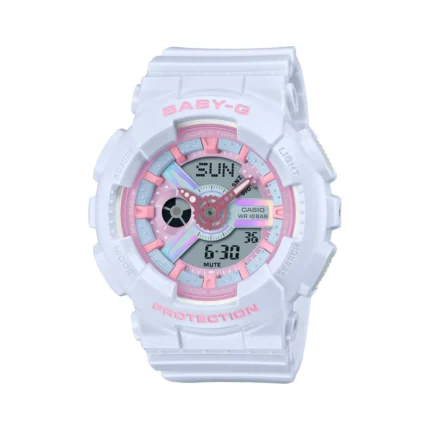 ارسال فوری +گارانتی اصلی شرکتی + ارسال رایگان + ساعت مچی بیبی جی کاسیو مدل CASIO-BA-110FH-2ADR
