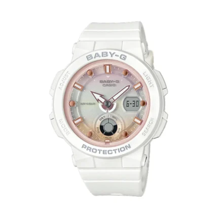 ارسال فوری + گارانتی اصلی شرکتی + ساعت مچی بیبی جی کاسیو مدل CASIO-BGA-250-7A2DR