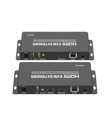 ارسال فوری + ضمانت اصالت کالا + اکستندر HDMI و KVM تا 200 متر روی شبکه و تحت IP تی سی تی TC-KEX-200P